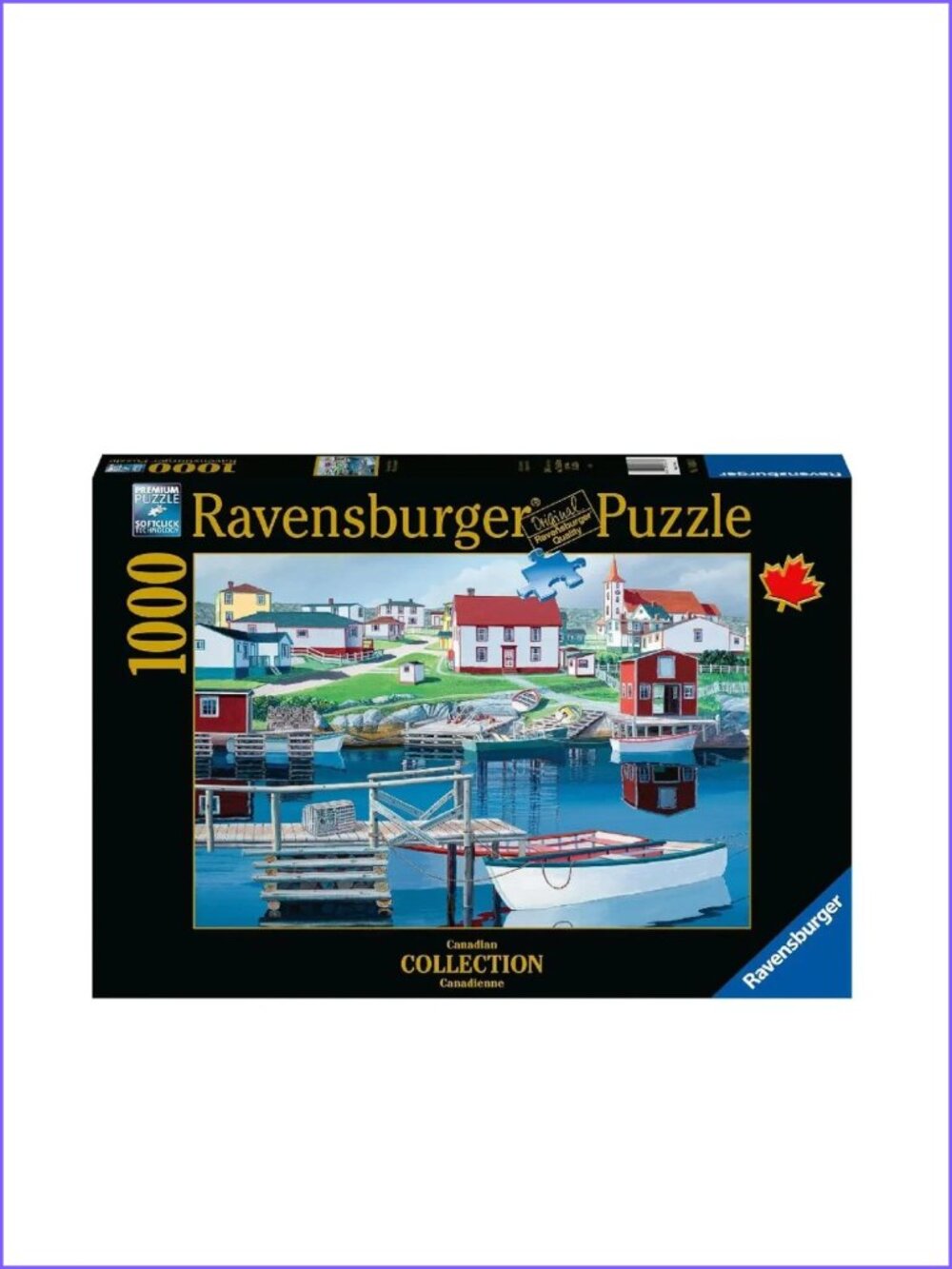Ravensburger 1000pcs Adult Puzzle-Greenspond Harbor by  Ed Roche New In Box